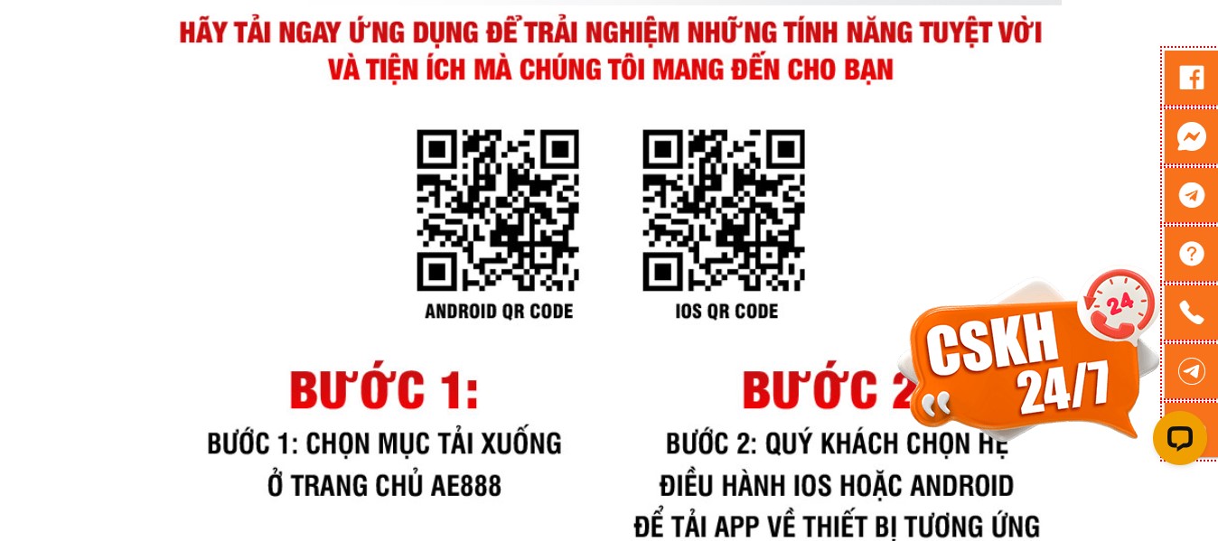 Hướng dẫn thao tác tải APP ae888 khi anh em dùng hệ điều hành IOS