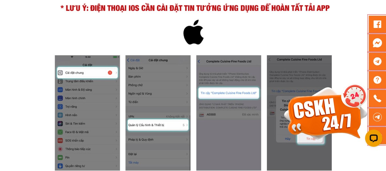 Một vài lưu ý anh em cần nhớ kỹ khi tải app ae888